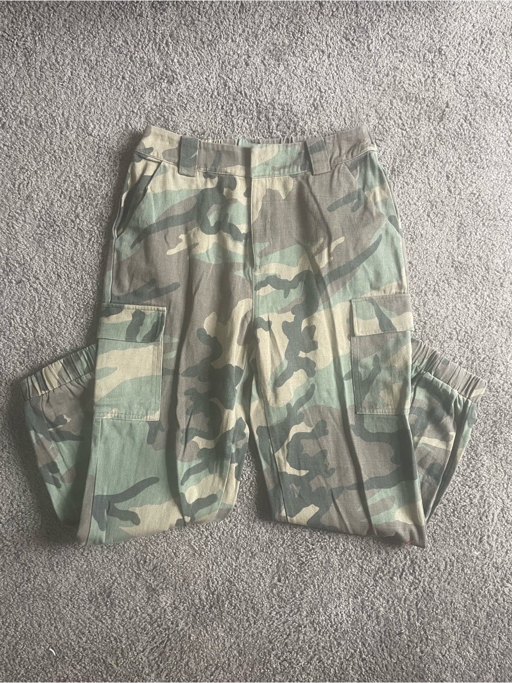 Brooklyn Karma Camo Utility Jogger-Style Pants size 28